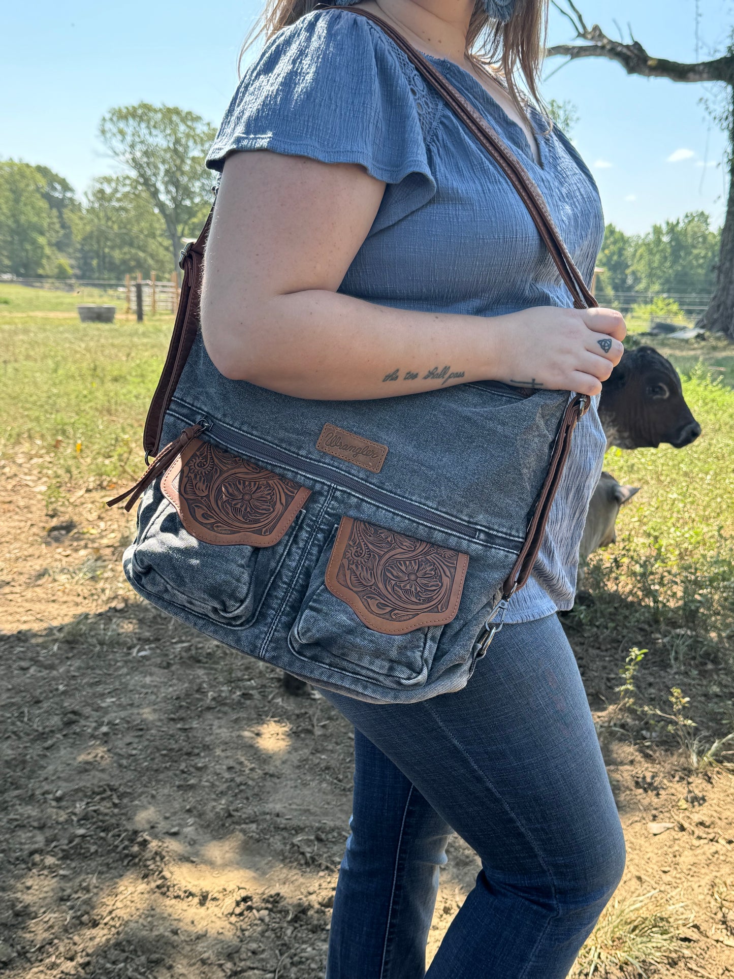 Wrangler Hybrid Back-Pack Denim Purse