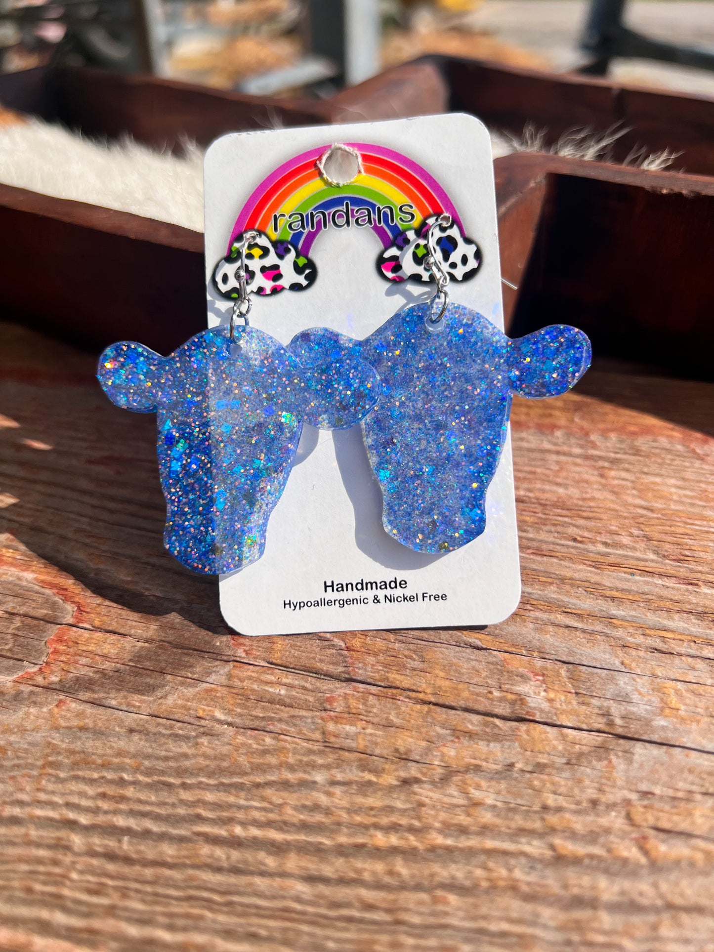Ran Dan Acrylic Earrings