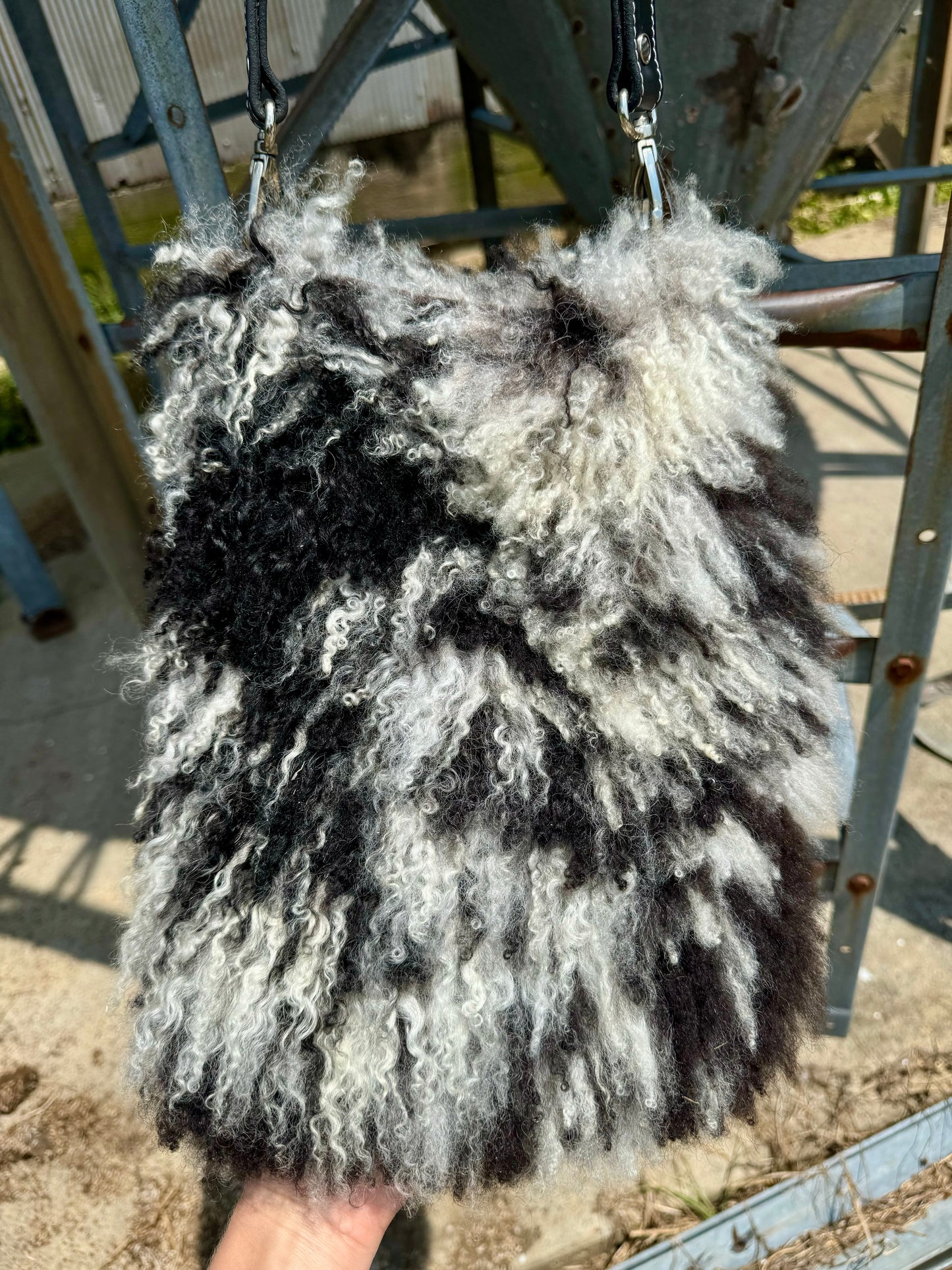 The Macey Tibetan Wooly Purse