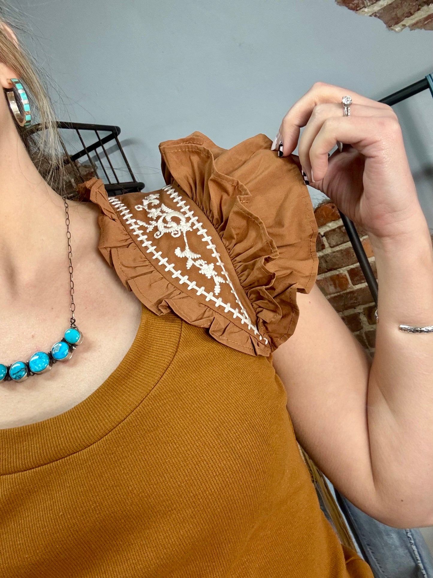 The BG Ruffle Tank is