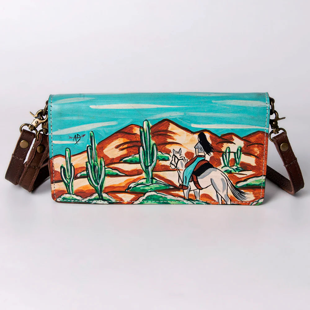 The Ride With A View Hand Painted Purse