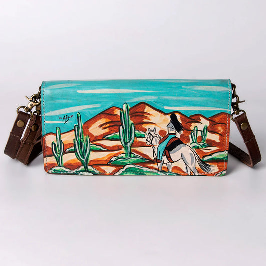 The Ride With A View Hand Painted Purse
