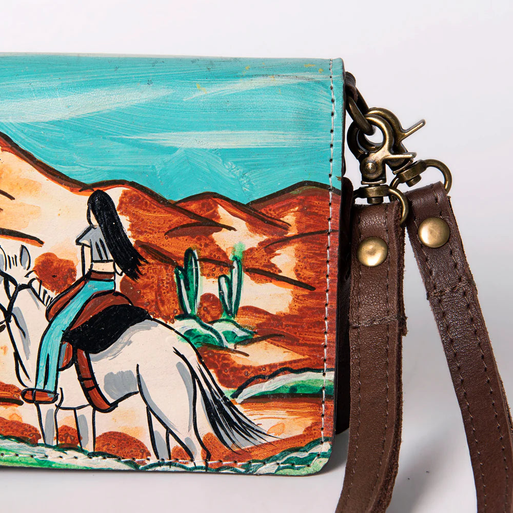 The Ride With A View Hand Painted Purse