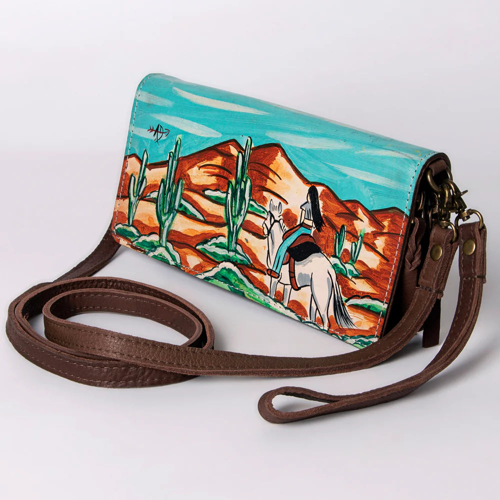 The Ride With A View Hand Painted Purse