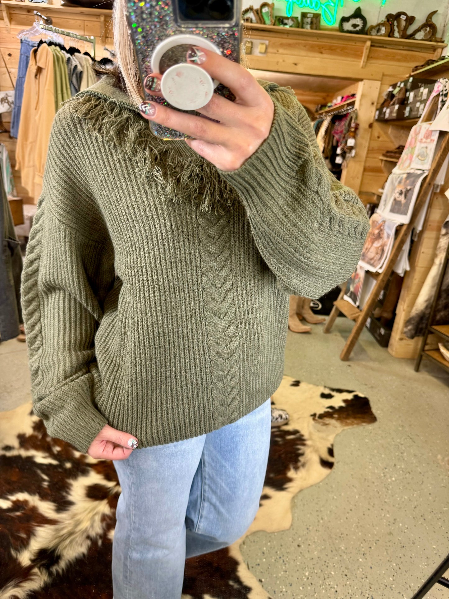 The Cypress 1/4 Zip Sweater