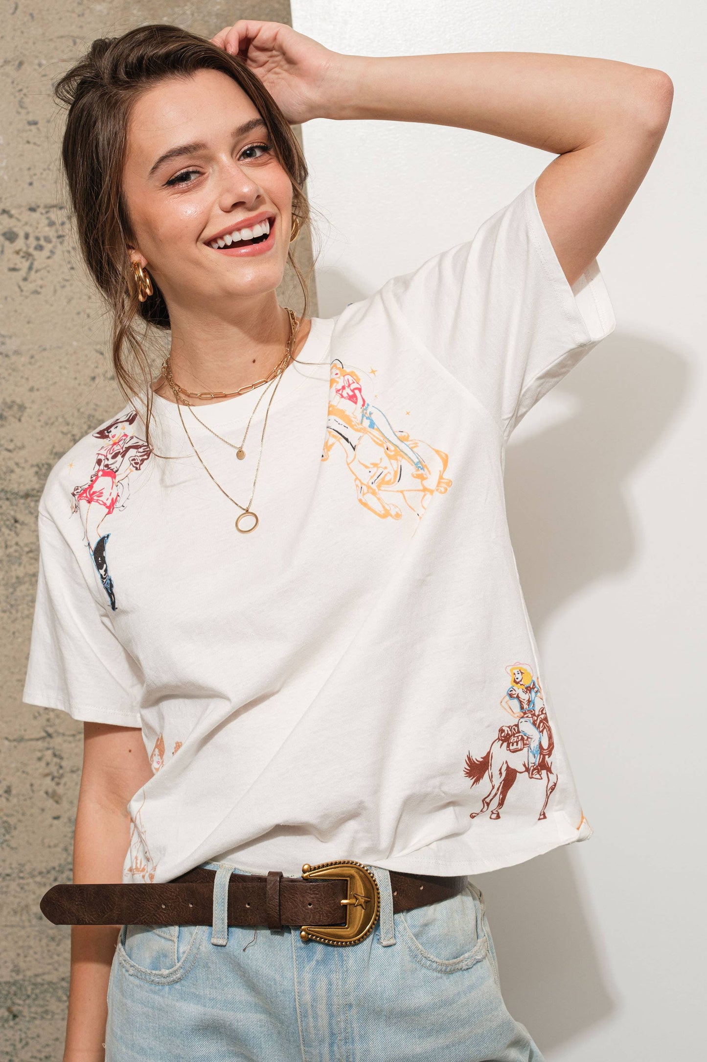 Western Motif T-shirt