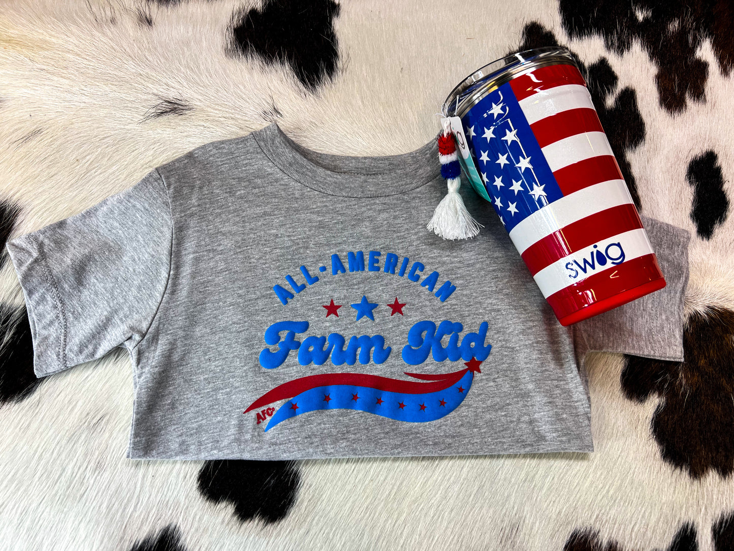 All American Farm Kid Toddler Tee