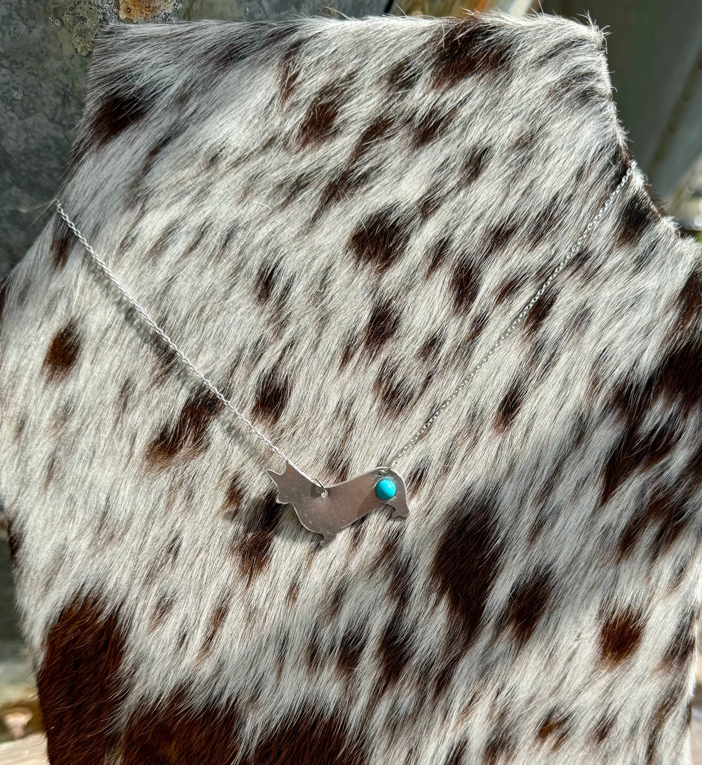 Corgi Turquoise Necklace