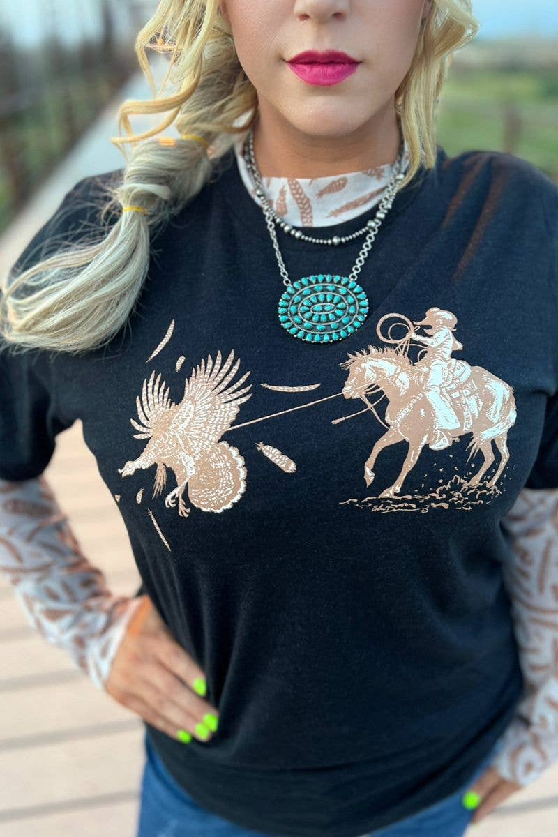Turkey Ropin' Tee
