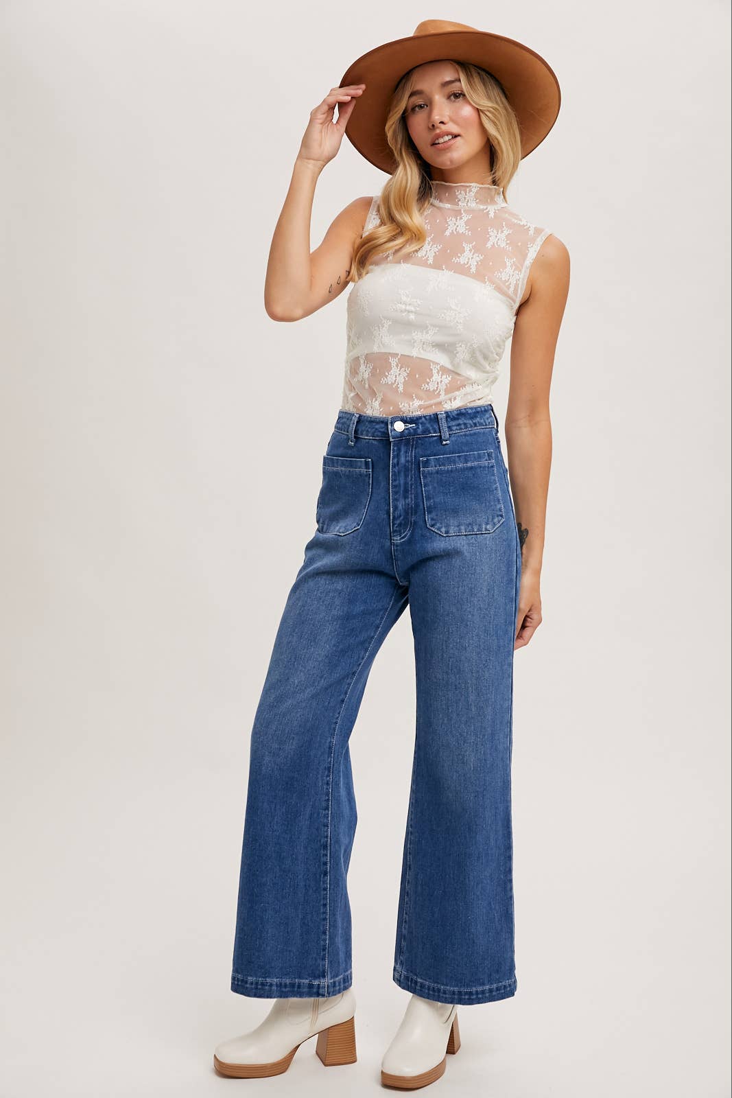 The Paisley Mesh Tank