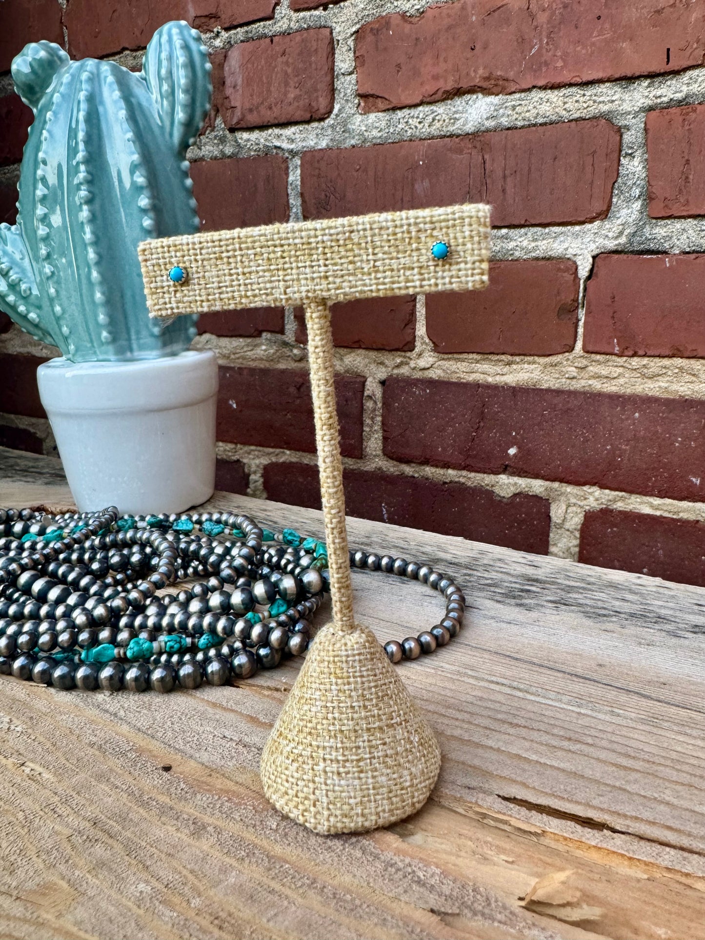 Dainty Turq Studs