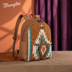 Wrangler Southwestern Knitted Backpack - Brown