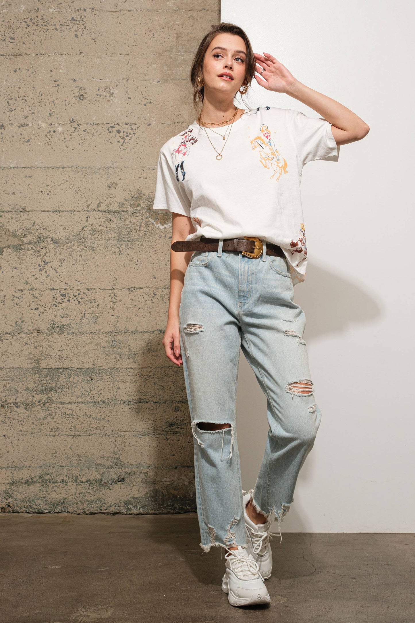 Western Motif T-shirt