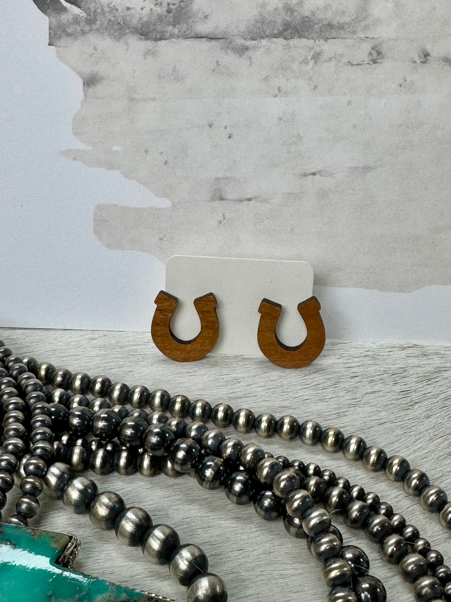 Horseshoe Stud Earrings