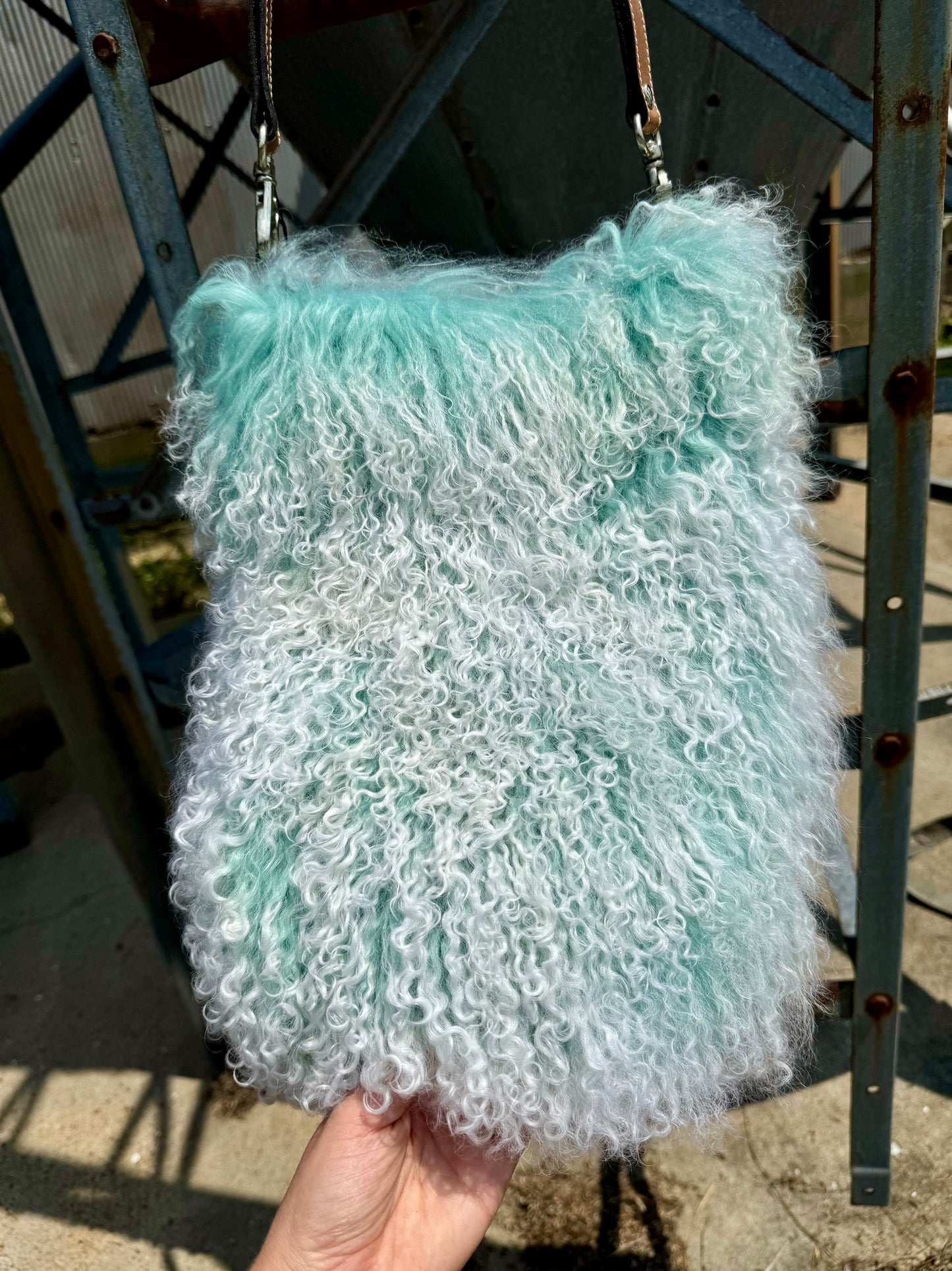 The Molly Tibetan Wooly Purse