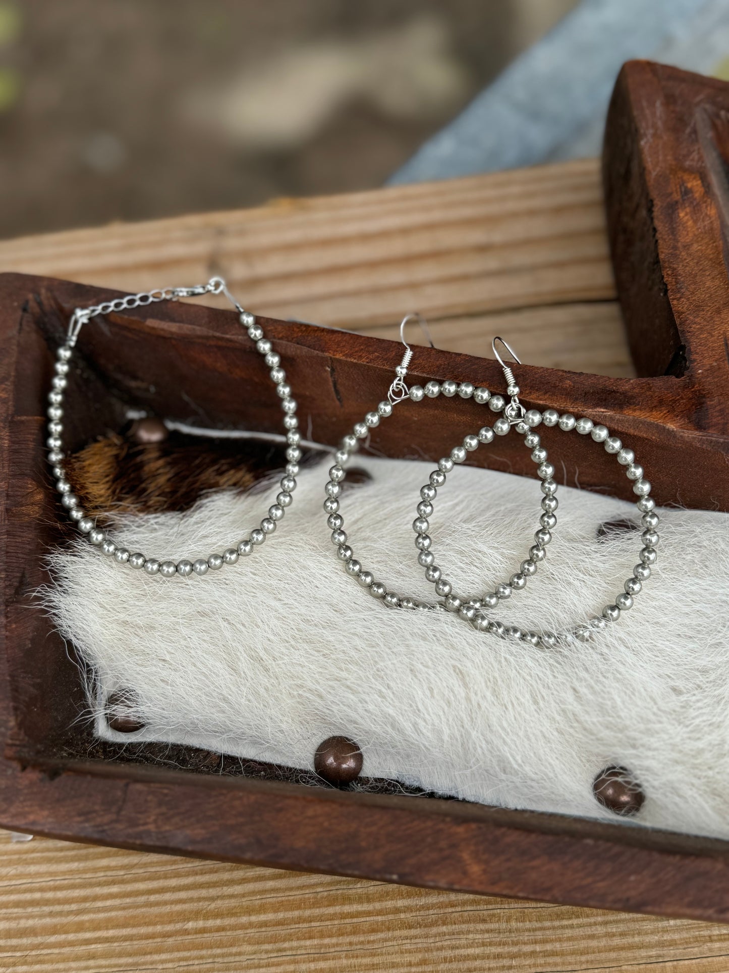 Silver Plated Pearl Bracelet
