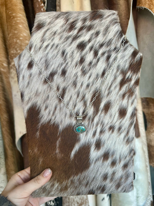 Buffalo Etched Necklace