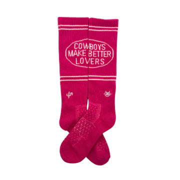 CACTUS ALLEY - COWBOYS LOVER PINK PERFORMANCE SOCKS