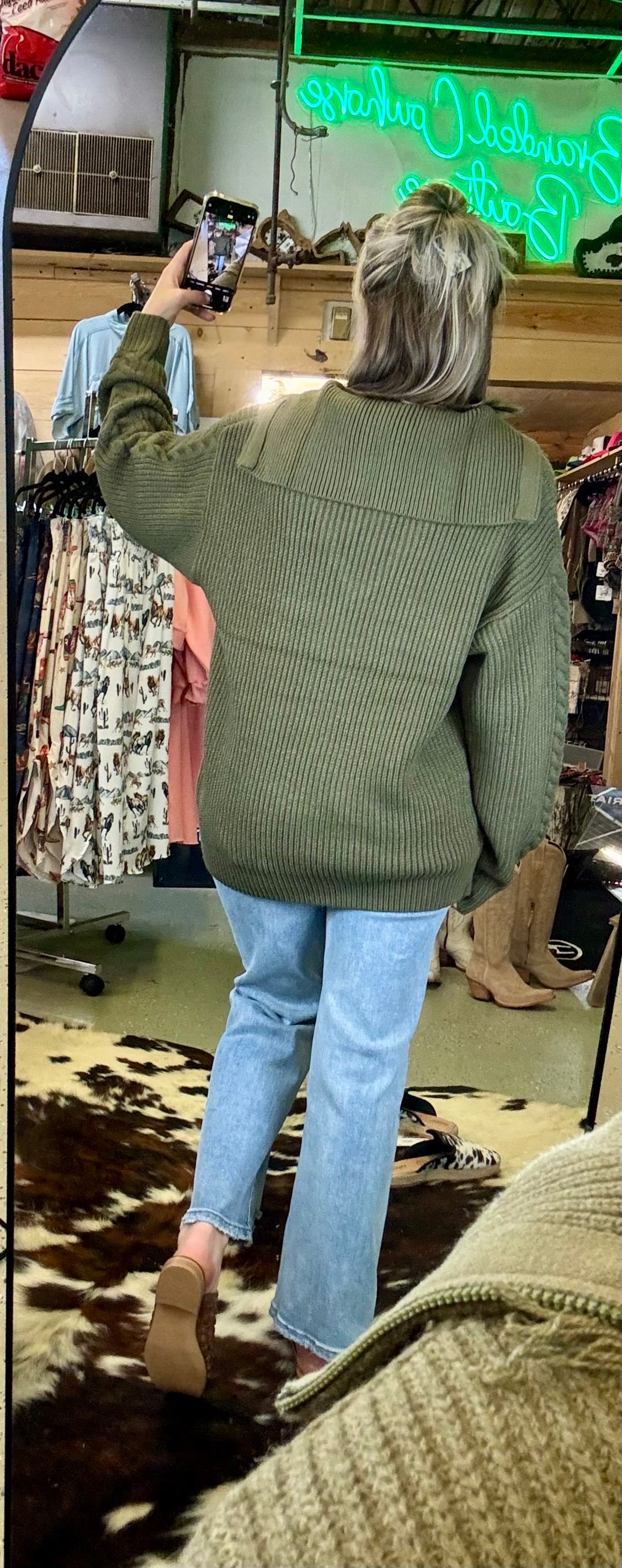 The Cypress 1/4 Zip Sweater