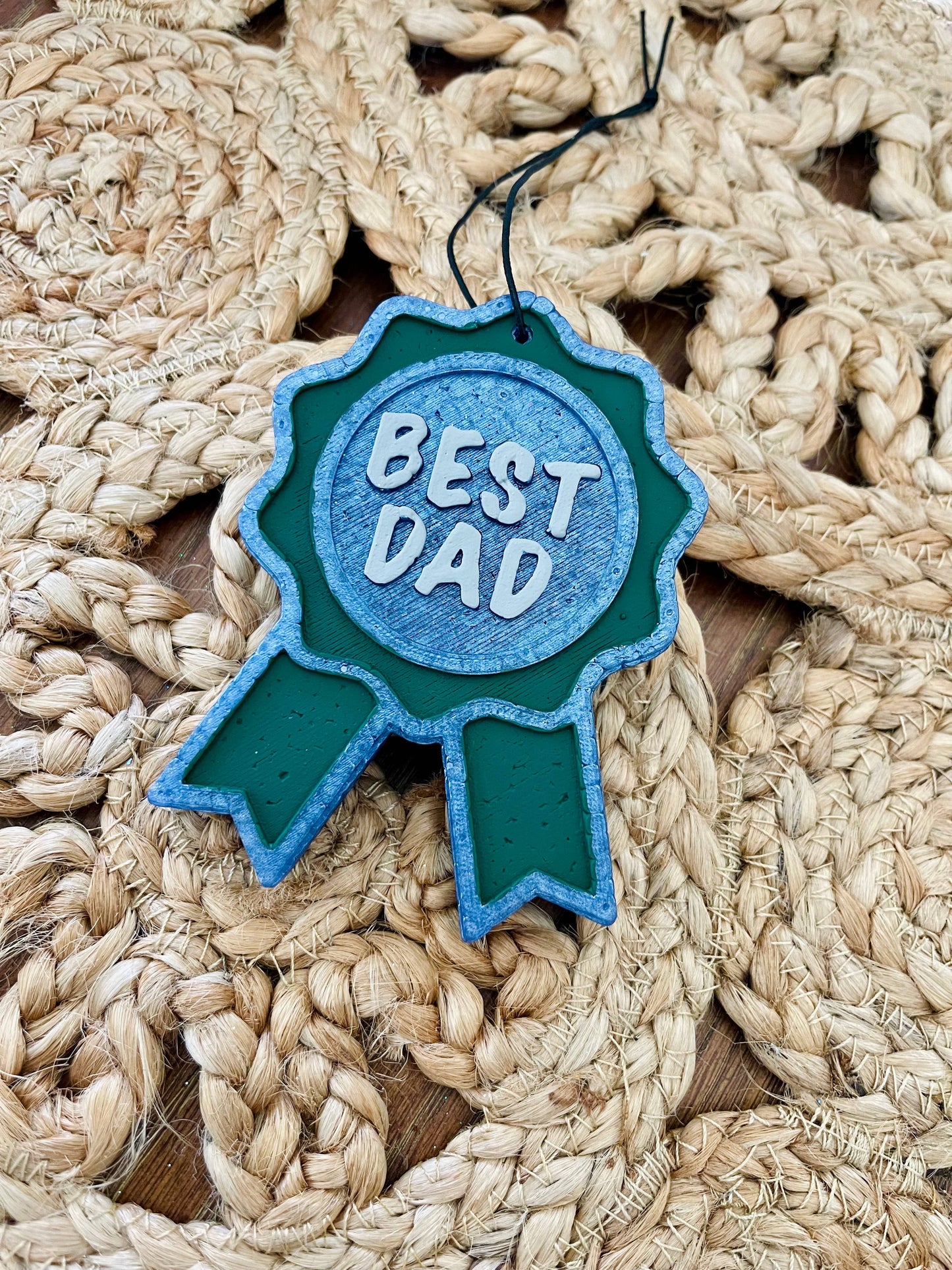 Best Dad Ribbon Car Freshie