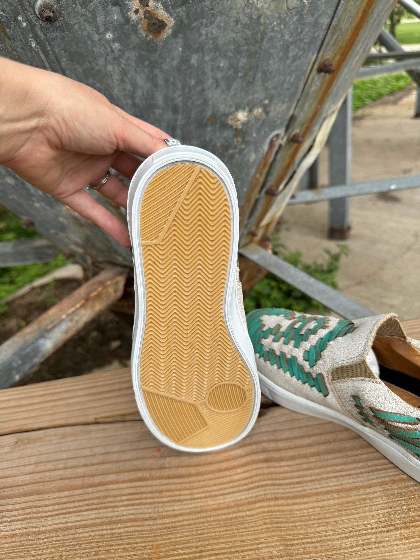 Dakota Western Tennis Shoe in Turquoise