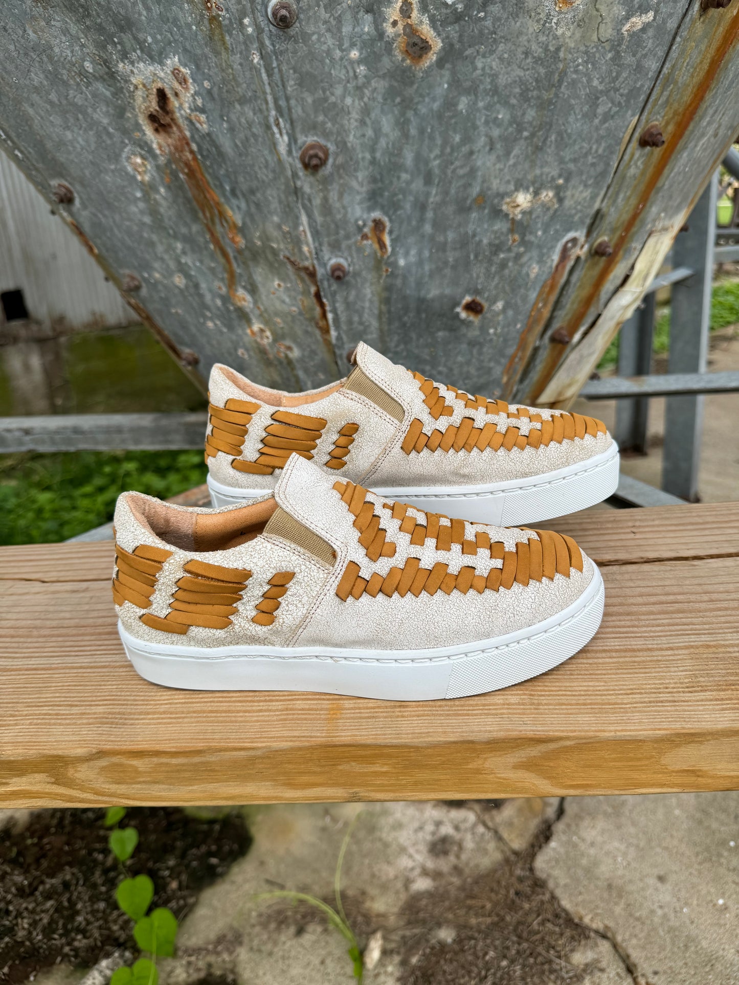 Dakota Western Tennis Shoe in Mustard
