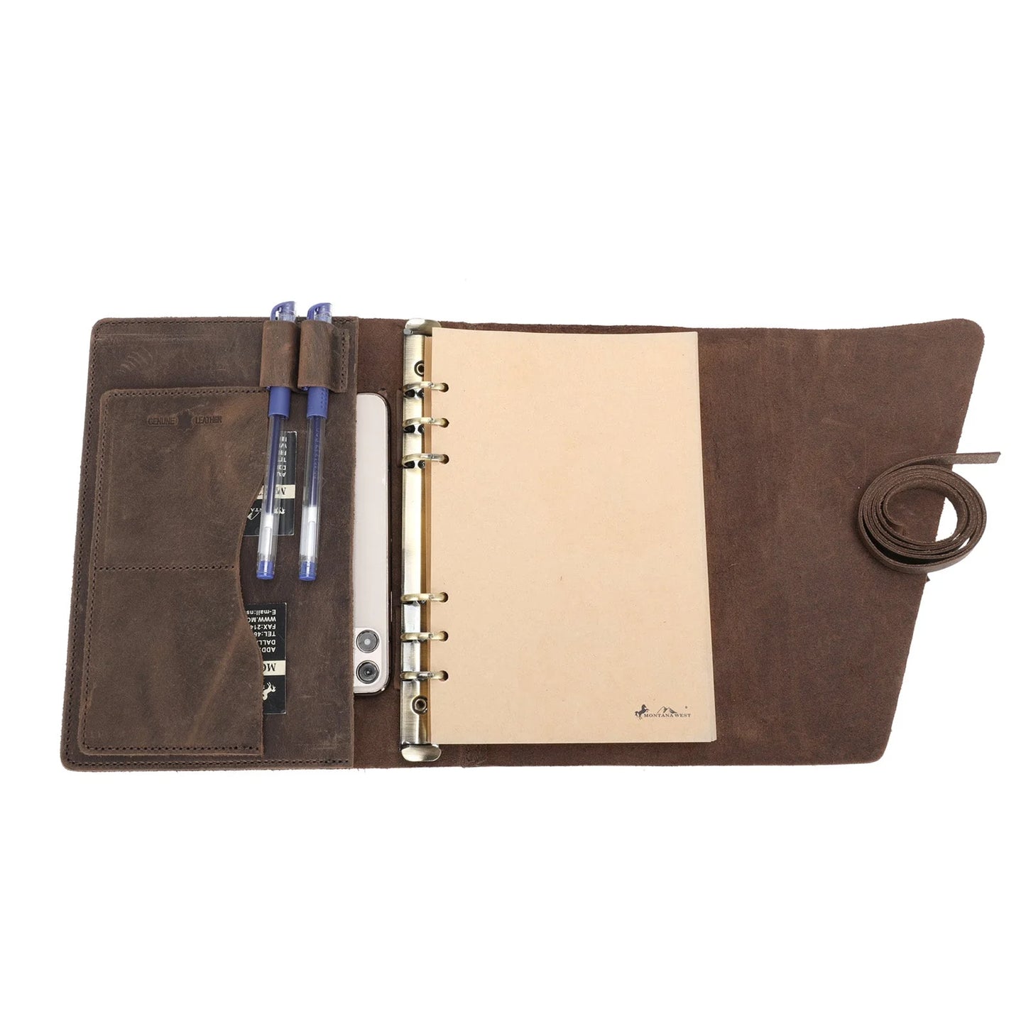 Montana West Leather Notebook