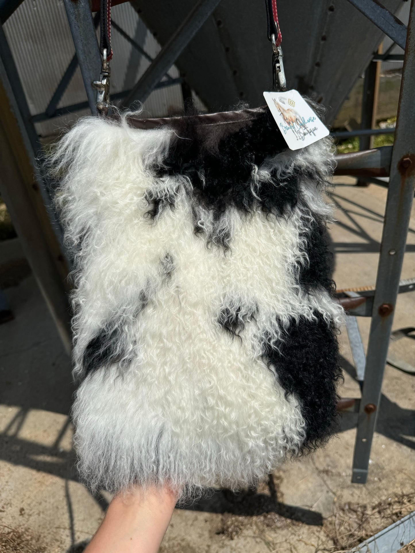 The Maggie Tibetan Wooly Purse