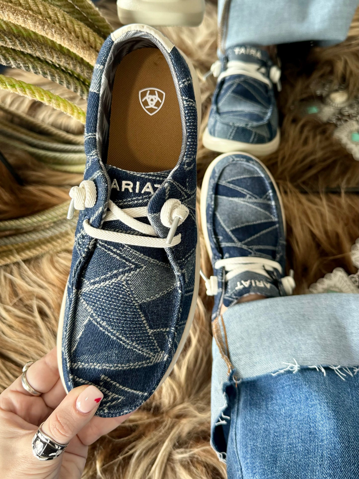 ARIAT Hilo Mixed Deepest Denim