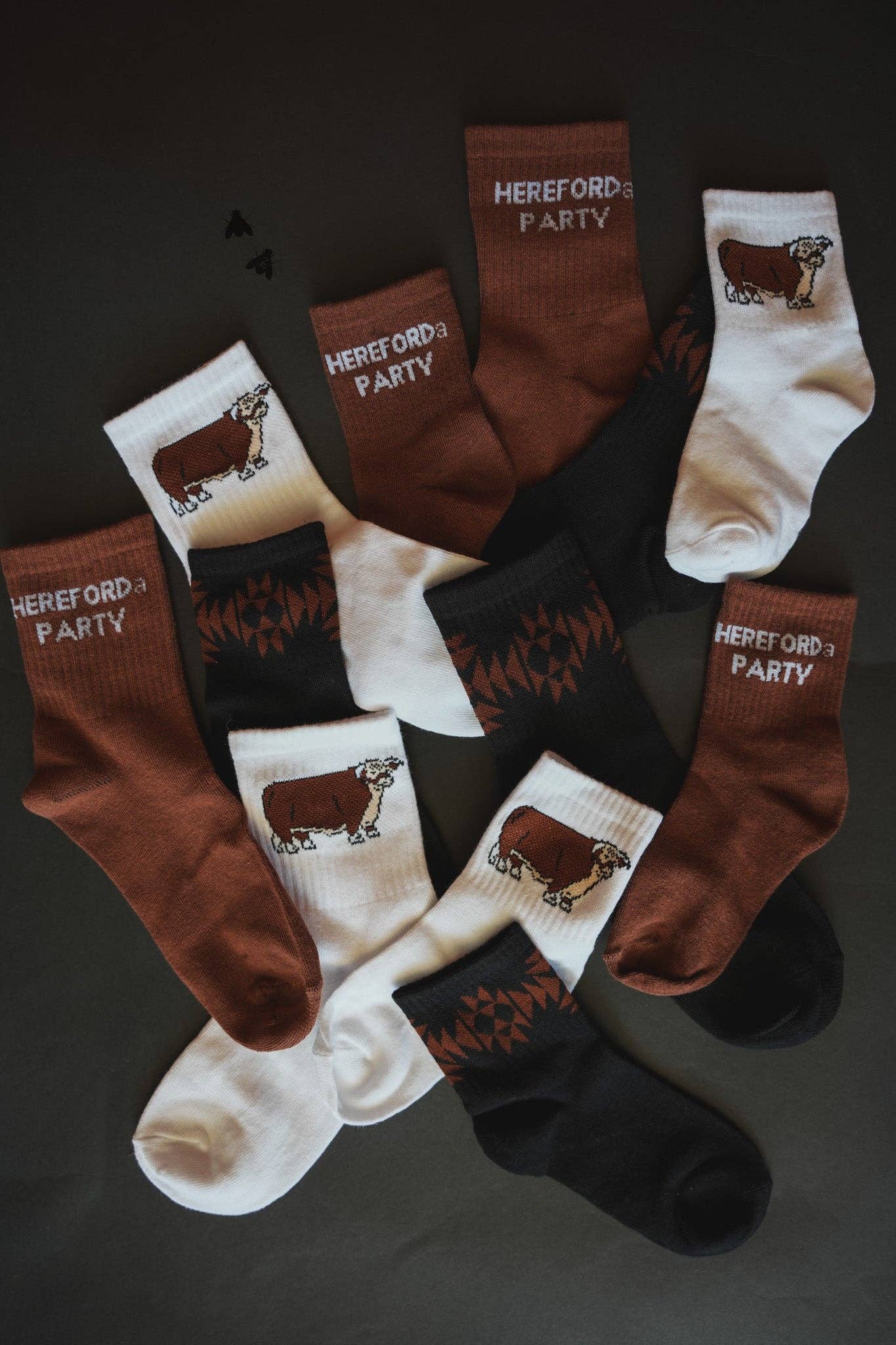 Sock Em' Silly Hereford Socks
