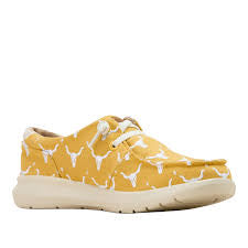 Ariat Women’s Hilo Doodle Mustard Steer Heads