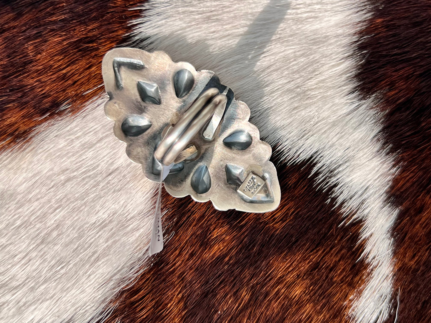 Custom Sterling and Kingman Ring