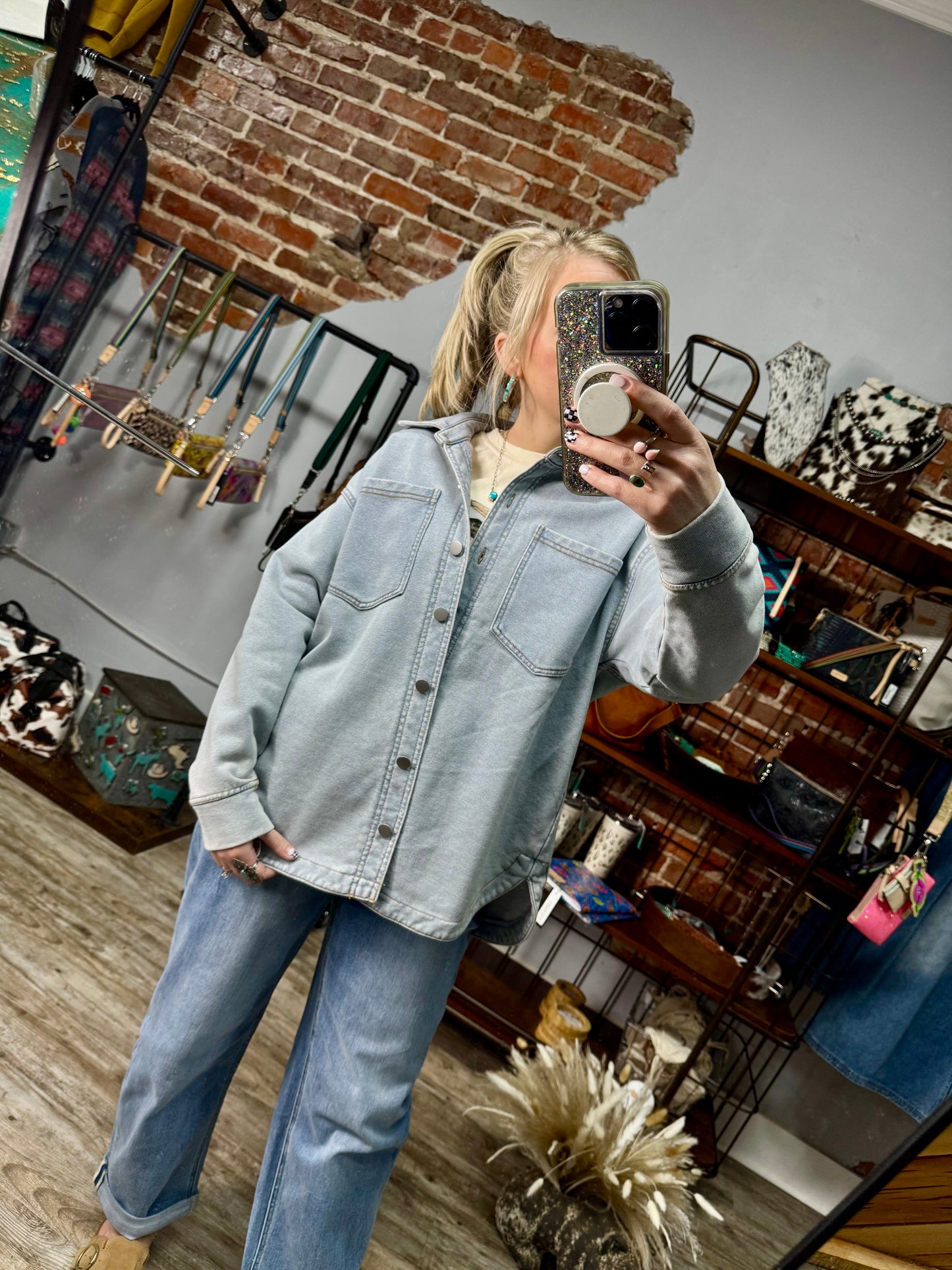 Better Than Denim Shacket