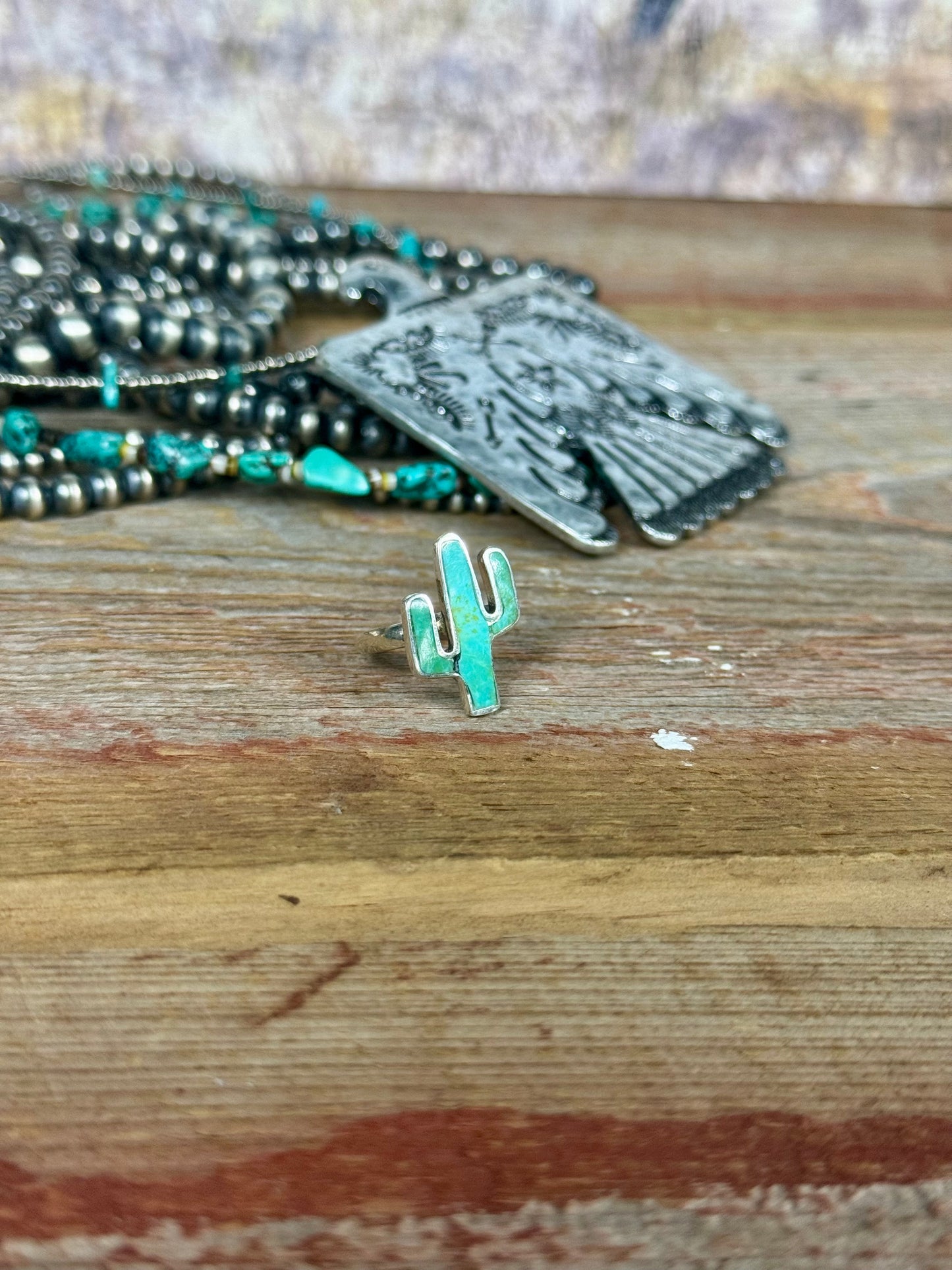 Dainty Cacti Ring