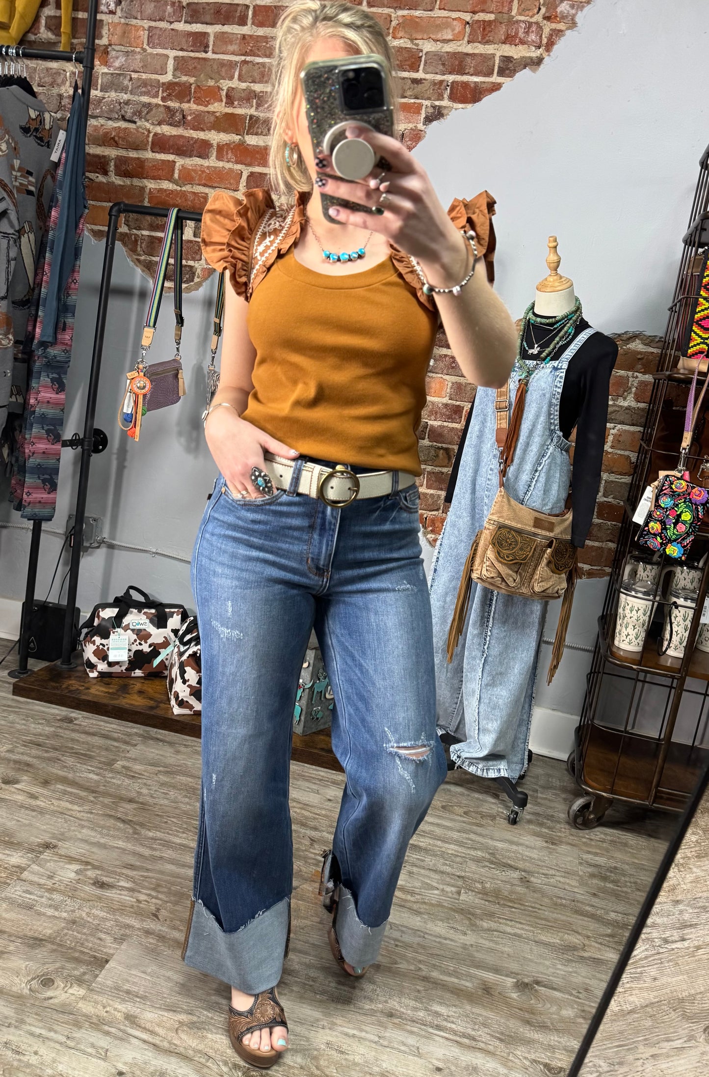 The BG Ruffle Tank is