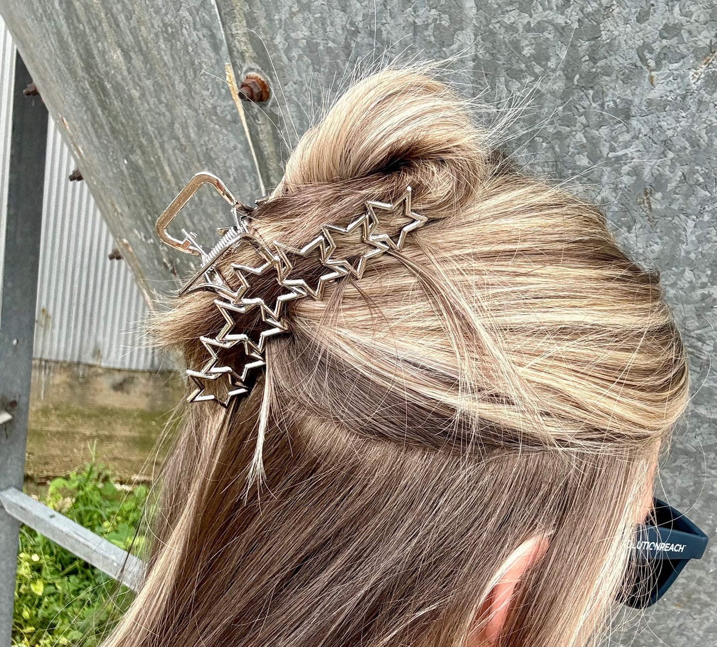 Starry Meadows Claw Clip