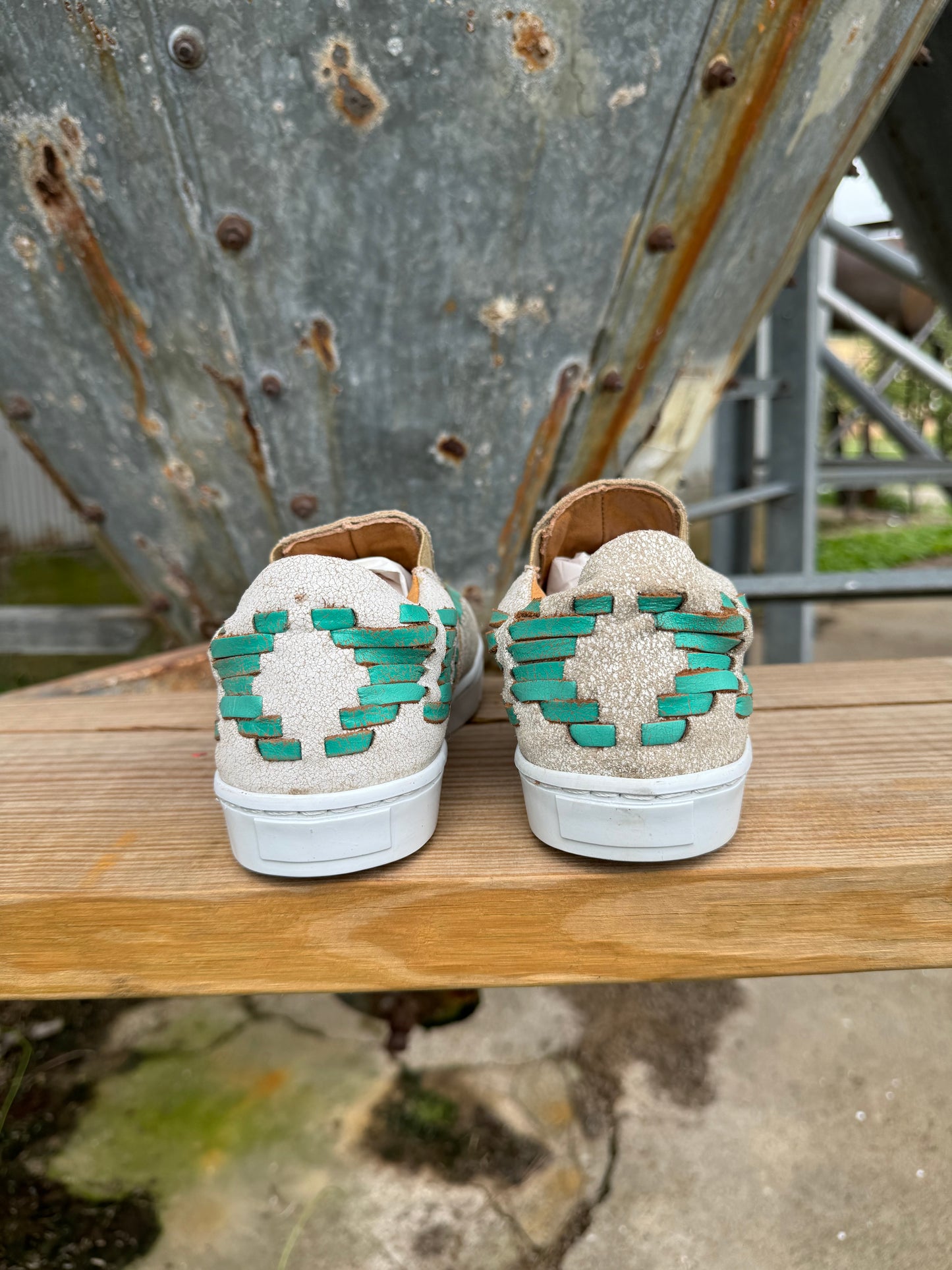 Dakota Western Tennis Shoe in Turquoise