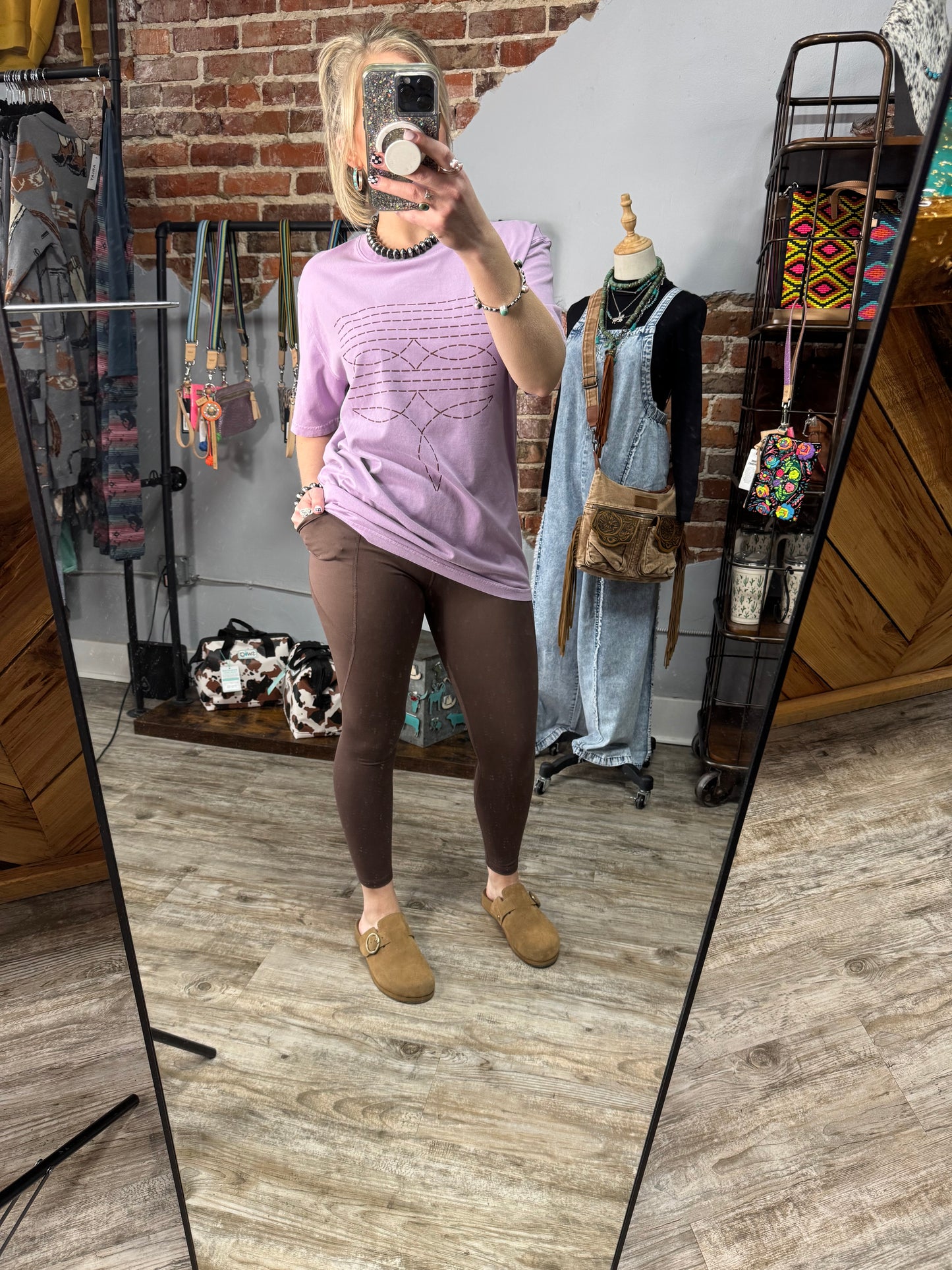 The Lila Boot Stitch Tee