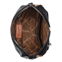 Wrangler Southwestern Knitted Crossbody Bag - Black