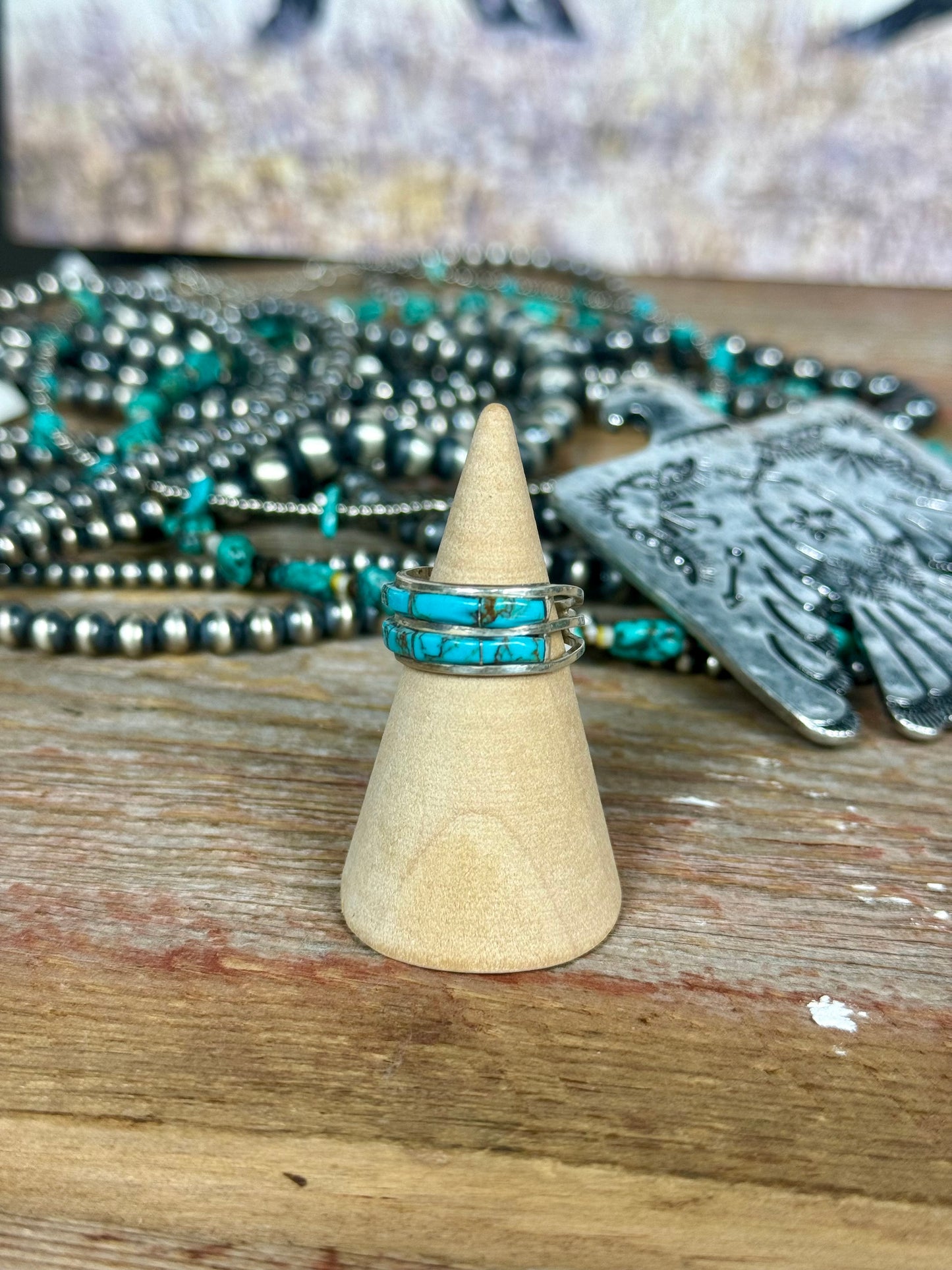 Double Turq Ring