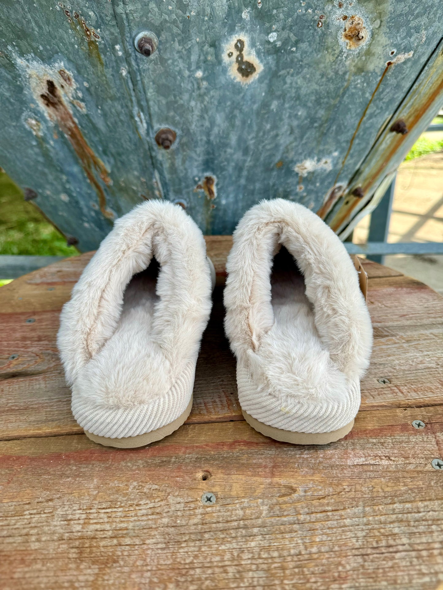 Tribal Print Black Knitted Slippers