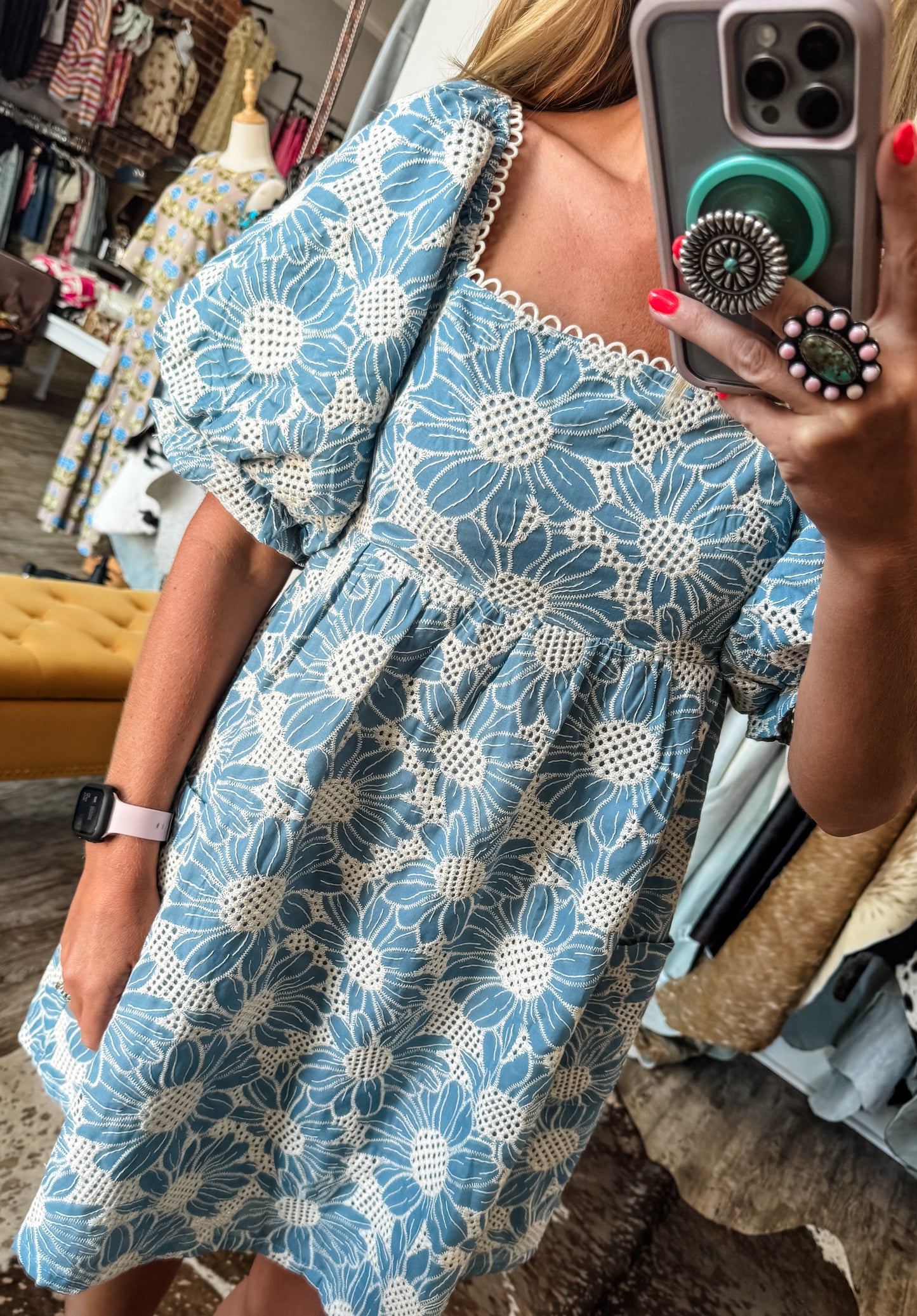Bluebell Puff Sleeve Dress