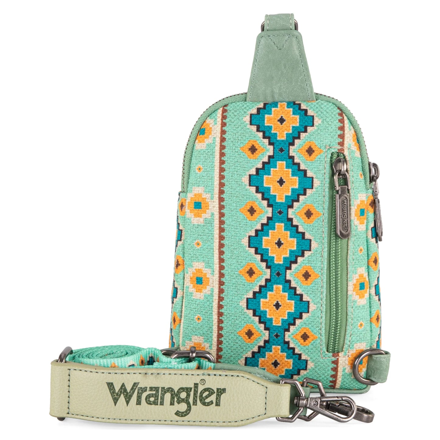 WRANGLER Southwestern Canvas Sling Bag