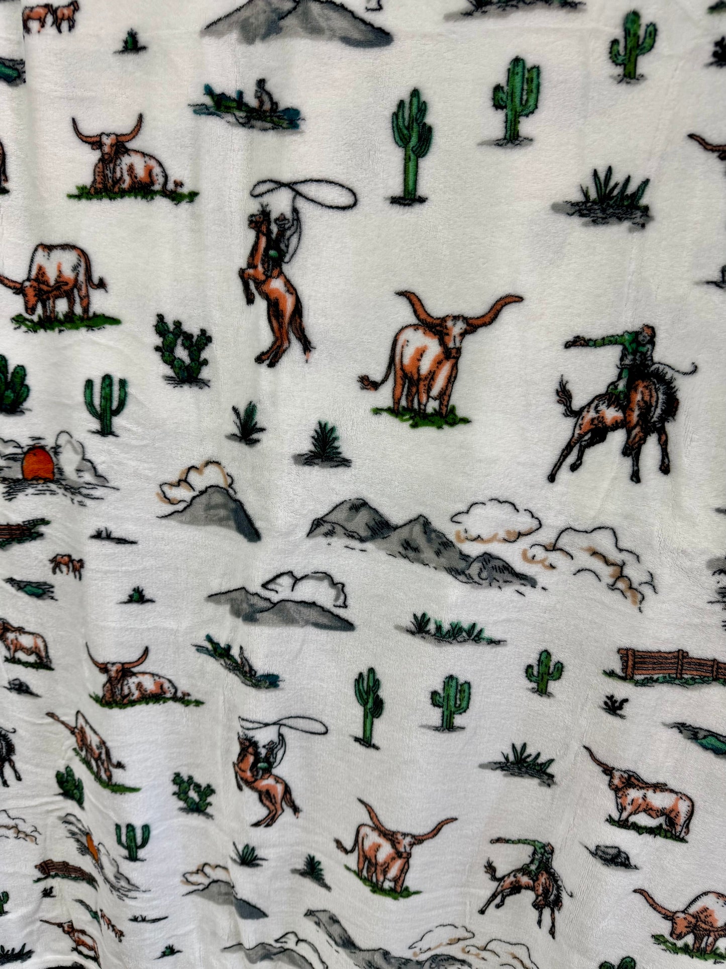 The Longhorn Brigade Blanket