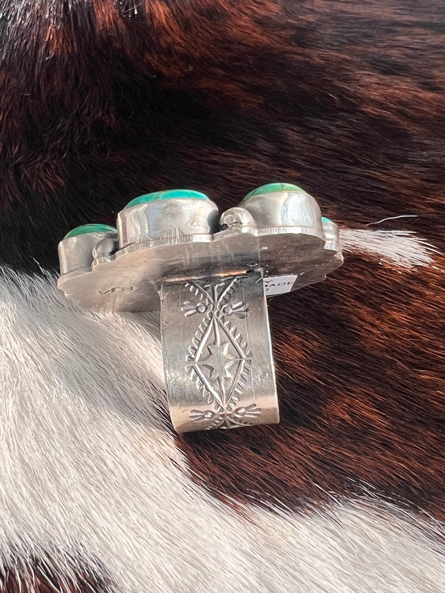 Royston Turquoise Adjustable Dime Ring