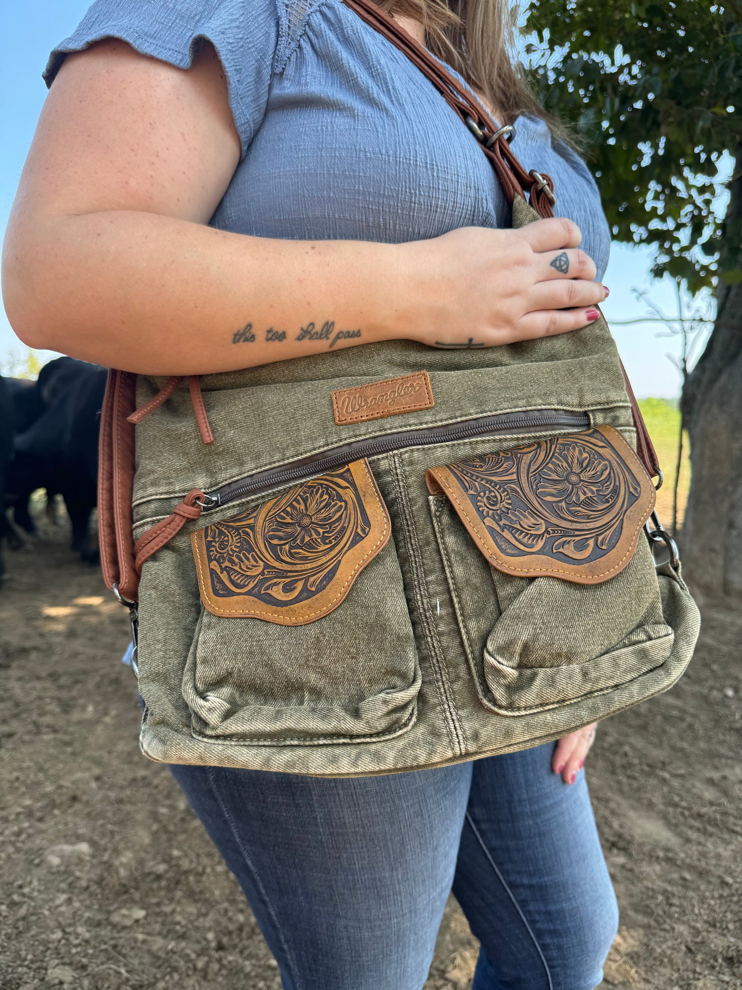 Wrangler Hybrid Back-Pack Denim Purse