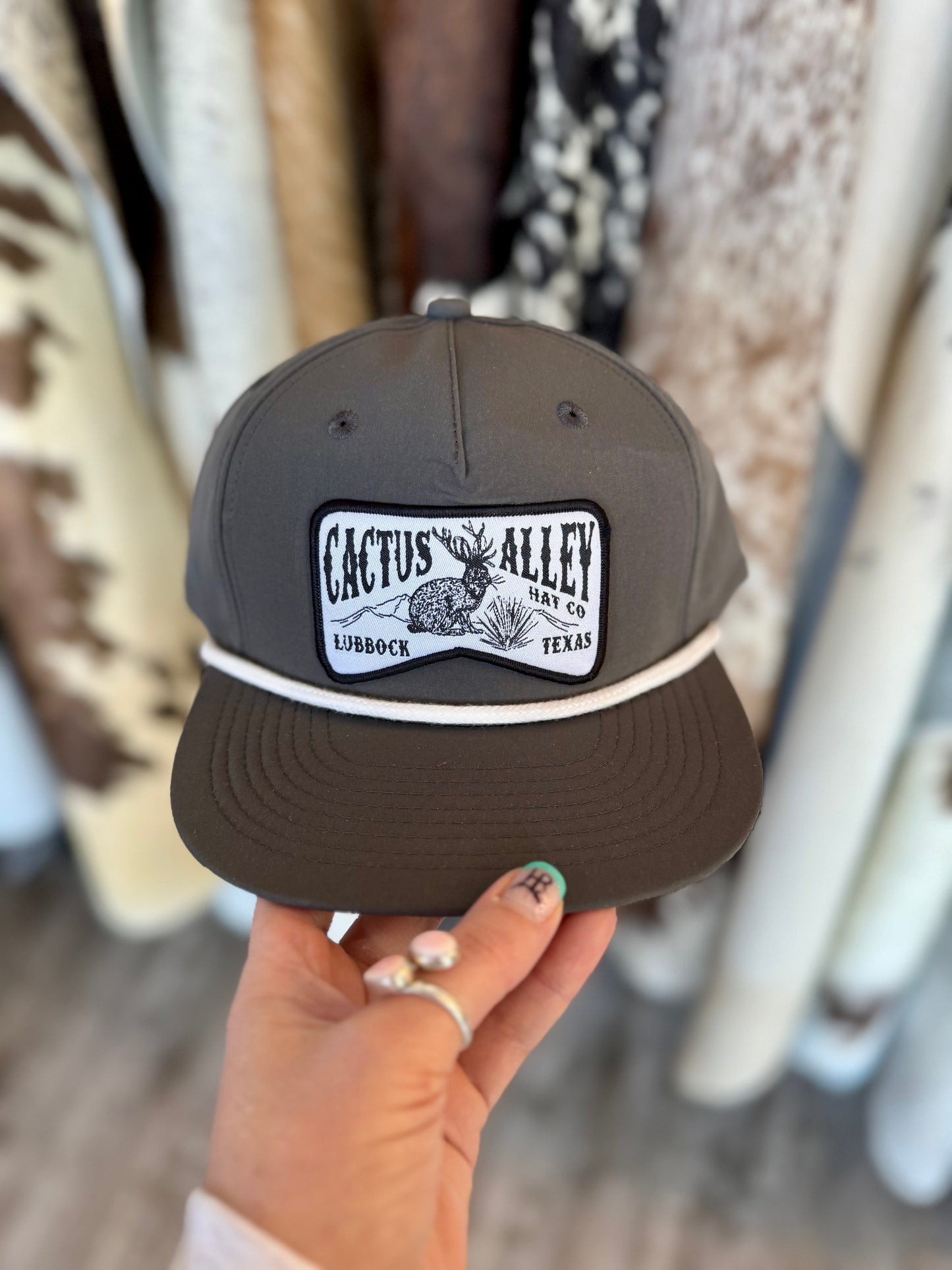 Jackalope Cactus Alley Cap (Charcoal)