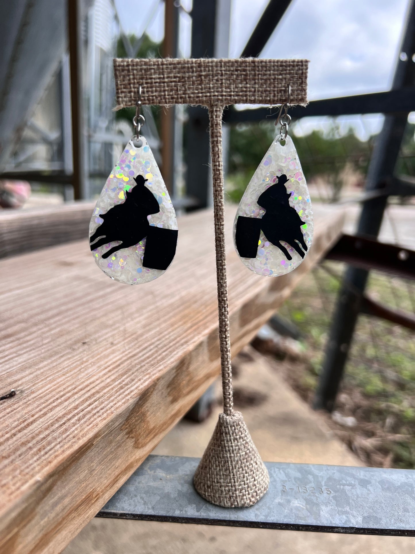 Barrel Racer Teardrop Earrings