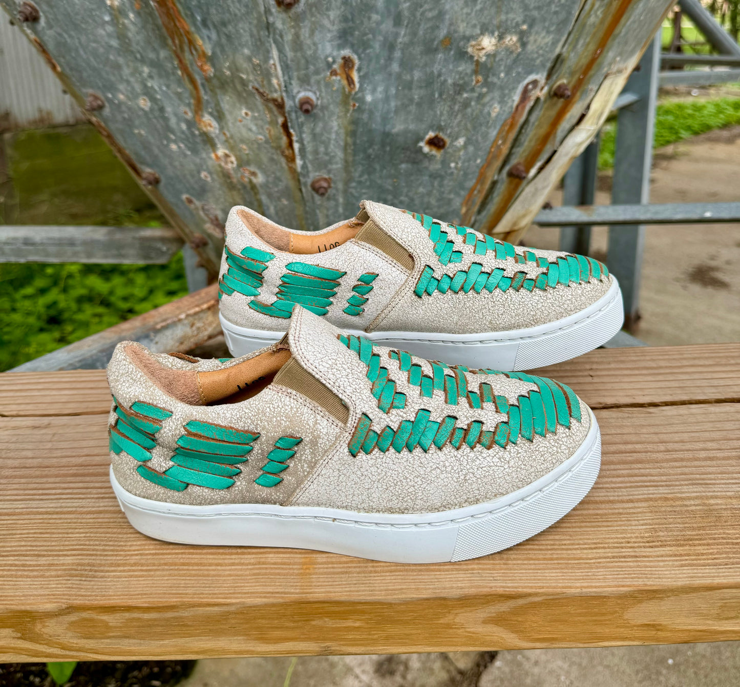 Dakota Western Tennis Shoe in Turquoise