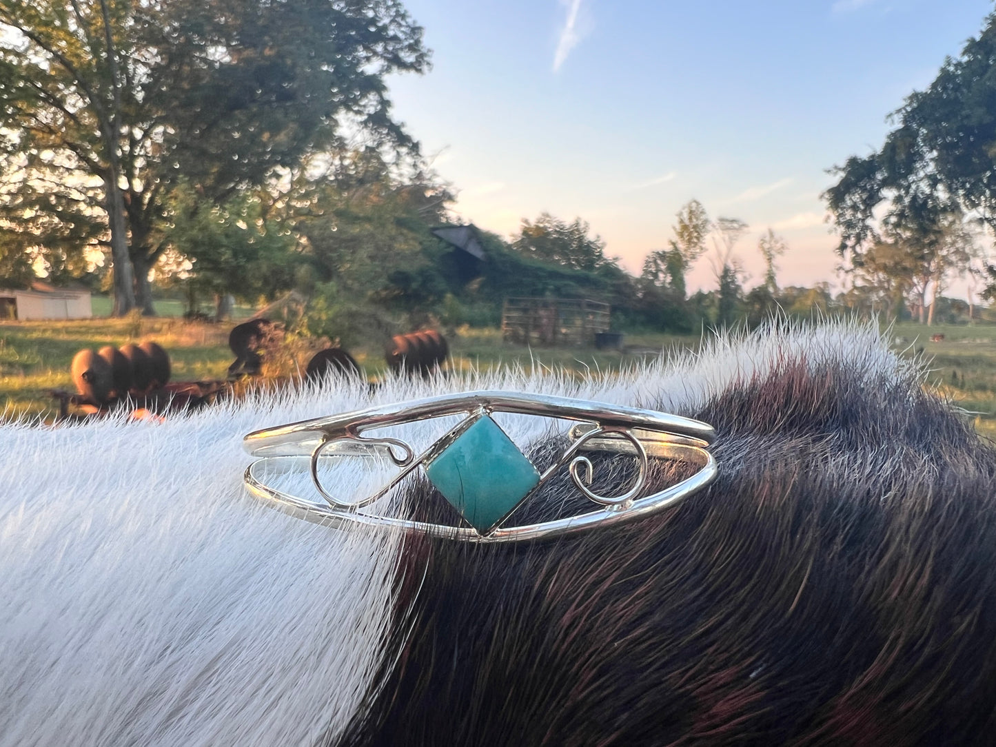 Kingman Turquoise Dainty Cuff